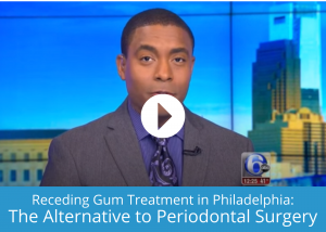 Link opens a video - Receding Gum Treatment in Philadelphia - The Alternative to Periodontal Surgery